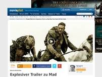 Bild zum Artikel: Explosiver Trailer zu Mad Max: Fury Road mit Tom Hardy!