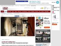 Bild zum Artikel: Hakenkreuze gefunden: Flüchtlingshäuser in Franken niedergebrannt