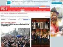 Bild zum Artikel: „Arsch huh“-Demo läuft - 15.000 Kölner zeigen: Hier ist kein Platz für Nazis!