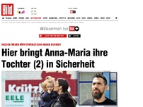 Bild zum Artikel: *** BILDplus Inhalt *** Nach Bushidos Attacke - Anna-Maria bringt ihre Tochter (2) in Sicherheit
