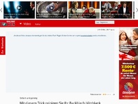 Bild zum Artikel: Einfach und günstig - Mit diesem Trick reinigen Sie Ihr Backblech blitzblank