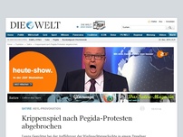 Bild zum Artikel: Asyl-Provokation: Krippenspiel nach Pegida-Protesten abgebrochen