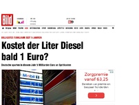 Bild zum Artikel: Billiges Tanken - Kostet Diesel bald 1 Euro?