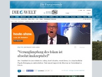 Bild zum Artikel: Zentralrat der Juden: 'Verunglimpfung des Islam ist absolut inakzeptabel'