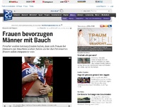 Bild zum Artikel: Onepack statt Sixpack: Frauen bevorzugen Männer mit Bauch