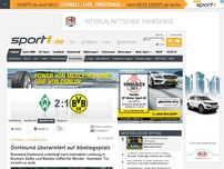 Bild zum Artikel: Dortmund überwintert auf Abstiegsplatz