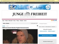 Bild zum Artikel: NDR interviewte falschen Pegida-Demonstranten