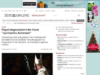 Bild zum Artikel: Vatikan: 
  Papst diagnostiziert der Kurie 'spirituelles Alzheimer'