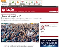 Bild zum Artikel: DDR-Oppositionelle über Pegida: „Jesus hätte gekotzt“