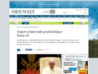 Bild zum Artikel: Weihnachtsansprache: Geschwätzig, gierig, eitel – Papst rechnet mit Kurie ab