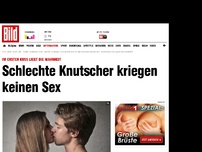 Bild zum Artikel: Der erste Kuss - Schlechte Knutscher kriegen keinen Sex