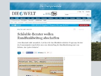 Bild zum Artikel: ARD und ZDF: Schäuble-Berater wollen Rundfunkbeitrag abschaffen