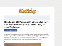 Bild zum Artikel: Bei diesen 28 Papas geht einem das Herz auf. Was Nr 8 für seine Tochter tut, ist zum Verlieben.