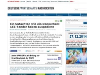 Bild zum Artikel: Ein Gutachten wie ein Donnerhall: GEZ-Sender haben ausgedient