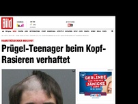 Bild zum Artikel: Haarsträubendes Foto - Prügel-Teenager beim Kopf-Rasieren verhaftet