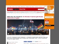 Bild zum Artikel: Mitte-Kurs der Kanzlerin: Ex-Minister Friedrich gibt Merkel Mitschuld an Pegida