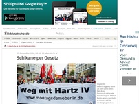 Bild zum Artikel: 10 Jahre Hartz IV: Schikane per Gesetz