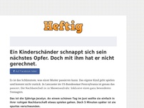 Bild zum Artikel: Ein Kinderschänder schnappt sich sein nächstes Opfer. Doch mit ihm hat er nicht gerechnet.