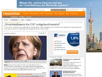 Bild zum Artikel: CSU-Konservative kritisieren Merkel: „Wertefundament der CDU weitgehend zerstört“