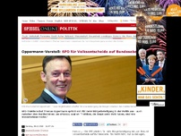 Bild zum Artikel: Oppermann-Vorstoß: SPD für Volksentscheide auf Bundesebene