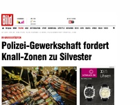 Bild zum Artikel: Zu Silvester - Polizei-Gewerkschaft fordert Knall-Zonen