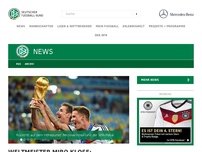 Bild zum Artikel: Weltmeister Miroslav Klose: 'Deutschland hat kein Stürmerproblem'