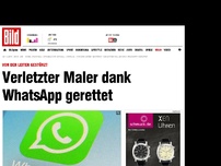 Bild zum Artikel: Von Leiter gestürzt - Verletzter Maler dank WhatsApp gerettet