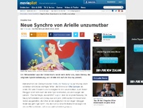 Bild zum Artikel: Fragst du dich auch gerade, warum Arielle so komisch klingt?