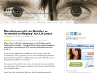 Bild zum Artikel: Oberstleutnant gibt vier Medaillen an “kriminelle Vereinigung” N.A.T.O. zurück