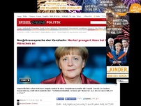 Bild zum Artikel: Neujahrsansprache der Kanzlerin: Merkel prangert Hass bei Pegida-Märschen an