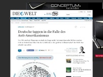 Bild zum Artikel: Supermacht: Deutsche tappen in die Falle des Anti-Amerikanismus