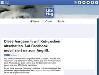 Bild zum Artikel: Diese Aargauerin will Kuhglocken abschaffen. Auf Facebook mobilisiert sie zum Angriff.