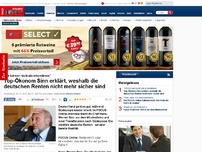 Bild zum Artikel: Top-Ökonom über Eurorettung - Sinn rechnet vor: 70 Prozent Inflation in Deutschland würden Südeuropa retten