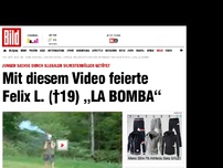 Bild zum Artikel: Explosion auf Kopf - Mit diesem Video feierte Felix († 19) „LA BOMBA“