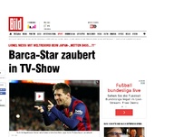 Bild zum Artikel: Messi mit Weltrekord - Barca-Star zaubert bei Japans „Wetten das...?!“