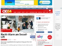 Bild zum Artikel: Nackt-Alarm am Sessel-Lift