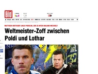 Bild zum Artikel: Nach Kritik an Inter-Star - Weltmeister-Zoff bei Poldi und Lothar