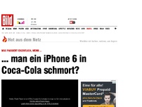 Bild zum Artikel: In Cola-Brühe - Crash-Clip bringt iPhone 6 zum Kochen