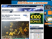 Bild zum Artikel: BVB: Gelbe Wand zur 'Tribüne des Jahres' gekürt