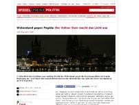 Bild zum Artikel: Widerstand gegen Pegida: Der Kölner Dom macht das Licht aus