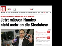 Bild zum Artikel: Dresdner Forscher - Handys müssen nicht mehr an die Steckdose