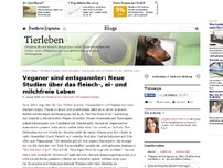 Bild zum Artikel: Veganer sind entspannter: Neue Studien über das fleisch-, ei- und milchfreie Leben