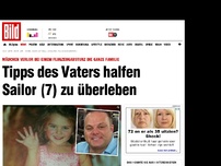 Bild zum Artikel: Flugzeugabsturz - Tipps des Vaters halfen Sailor beim Überleben