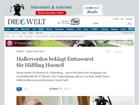 Bild zum Artikel: 'Günstiger Deal': Hallervorden beklagt Extrawurst für Häftling Hoeneß