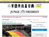 Bild zum Artikel: 20.000 bei Pegida-Demonstration in Dresden