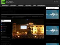 Bild zum Artikel: LIVE aus Dresden: erste PEGIDA-Demo 2015