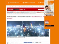 Bild zum Artikel: Weltpresse über deutsche Islamfeinde: 'Die Rhetorik von Pegida ist armselig'