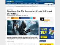Bild zum Artikel: Offiziell: An diesem Tag startet der Assassin's Creed Film! 