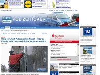 Bild zum Artikel: Topthema 20 Vermummte greifen Polizeiposten in Leipzig-Connewitz an hoher Sachschaden