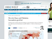 Bild zum Artikel: Verfolgung weltweit: Wo der Hass auf Christen besonders groß ist